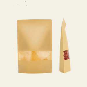 Kraft Pouch with Window